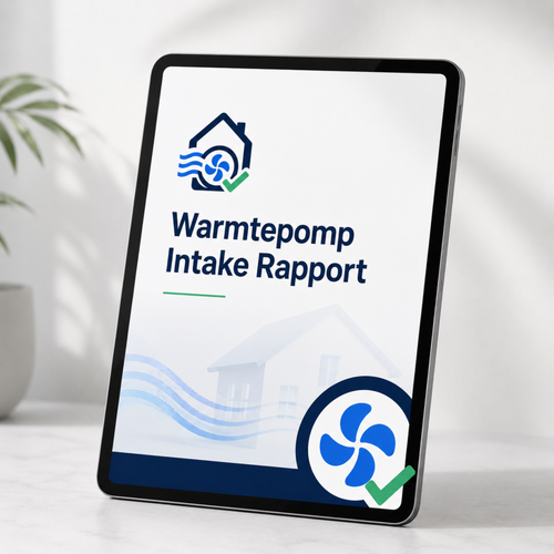 Warmtepomp Intake Rapport voor woningeigenaren met onafhankelijke warmtepompberekening op basis van woninggegevens.