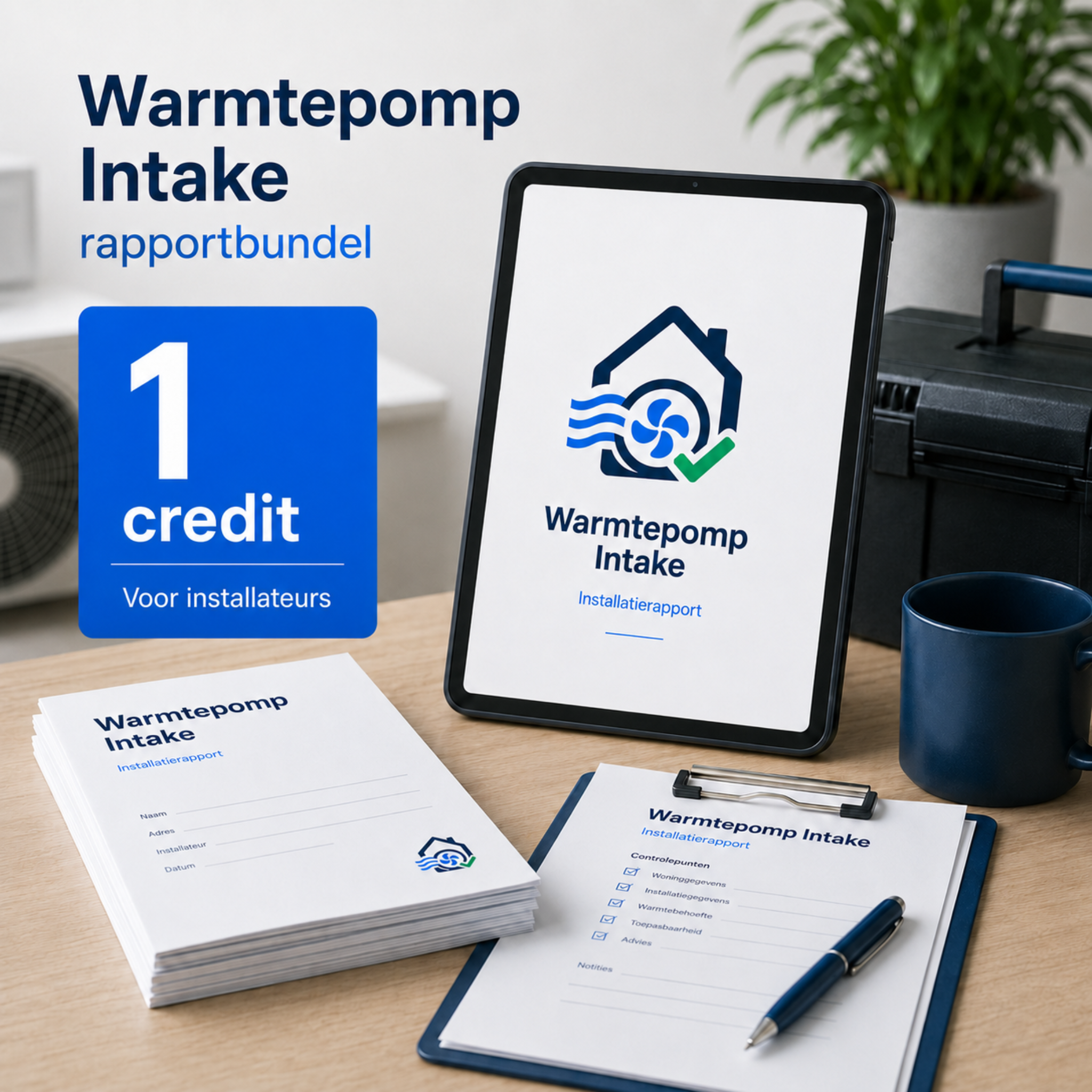 Zakelijke rapportbundel voor installateurs